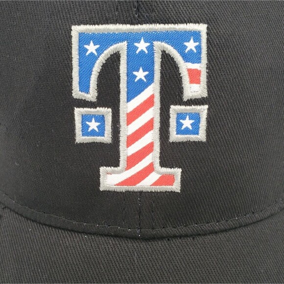 T-Mobile Tuesdays Patriotic U.S.A  Flag Adjustable Strap Black Baseball Cap - Picture 3 of 6